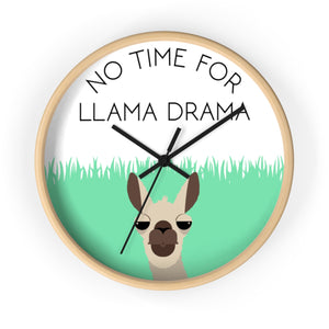 Llama Drama - Wall clock