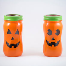 Mason Jar LED Candle Pumpkin Decorations